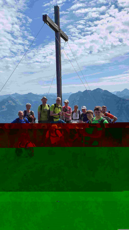 Tourenwoche der DAV-Sektion Pfullendorf im Bregenzerwald trotz begrenzter Teilnehmerzahl ein voller Erfolg